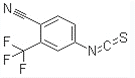 4-異硫代氰?；?2-(三氟甲基)苯甲腈
