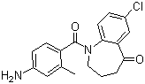 1-(4-氨基-2-甲基苯甲?；?-7-氯-1,2,3,4-四氫-5H-1-苯并氮雜卓-5-酮
